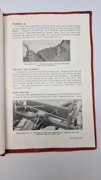original instruktionsbog for en MG "One and a Quarter Litre" (Series "Y").