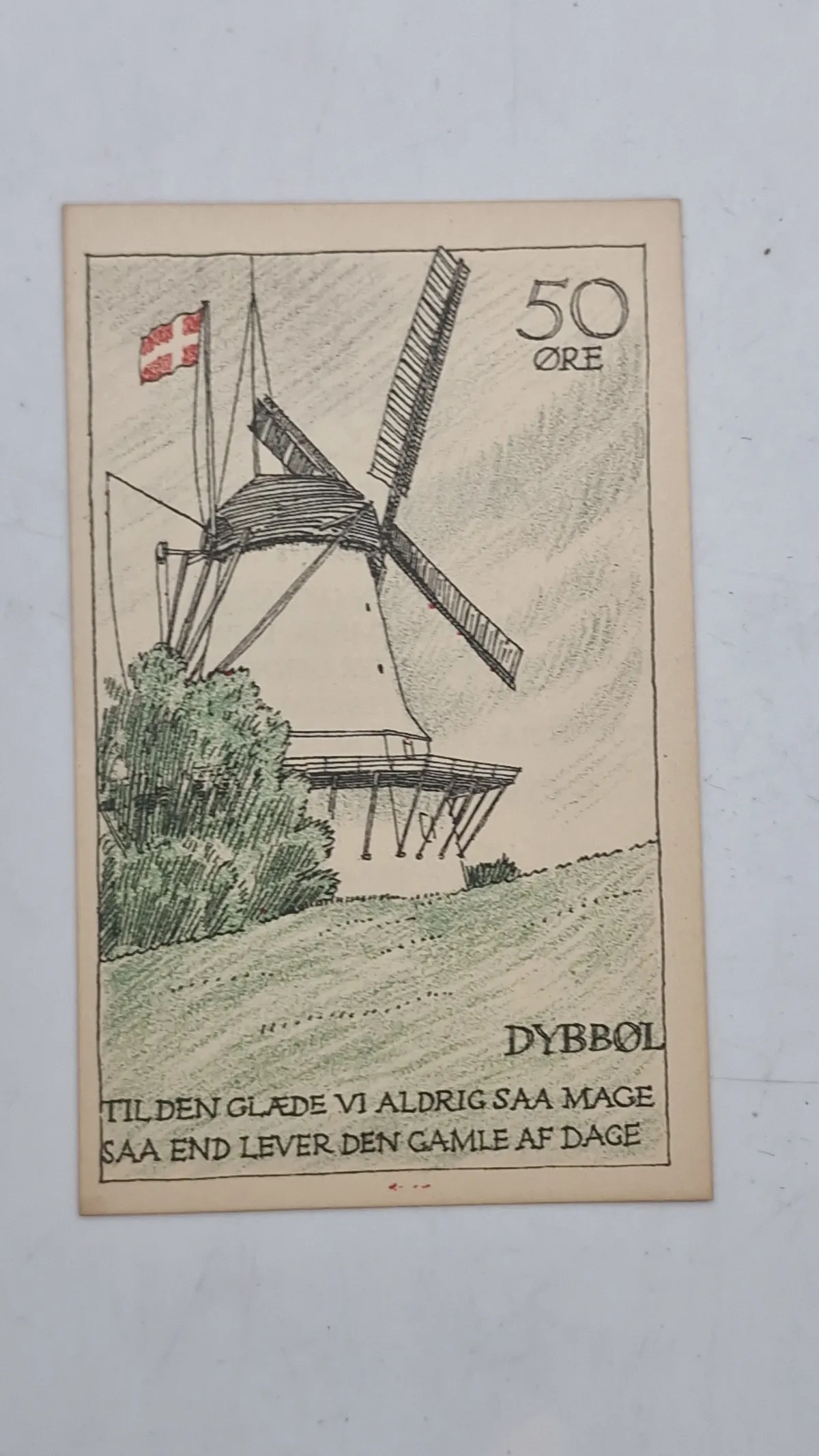 Original nødseddel, Dybbøl