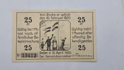Original nødseddel, Schleswig-Holstein