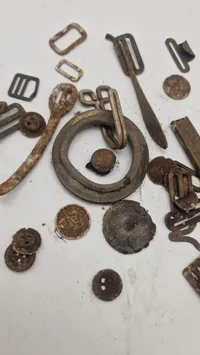 Originalt tysk lot ww2, jordfund fra østfronten
