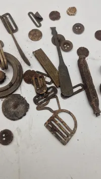 Originalt tysk lot ww2, jordfund fra østfronten
