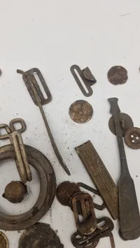Originalt tysk lot ww2, jordfund fra østfronten