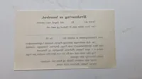 Original dansk evaluerings seddel ww2, ubrugt