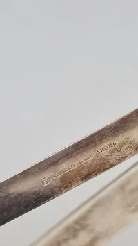 Sukkertang, sterlingsølv - vægt 58,2 gram
