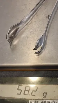 Sukkertang, sterlingsølv - vægt 58,2 gram