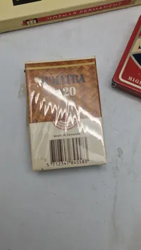 Samling tobaks æsker mm. Sumatra med indhold