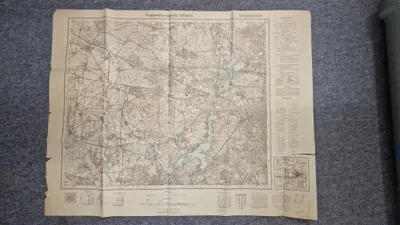 Originalt kort over Truppenübungsplatz Döberitz