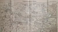Originalt kort over Truppenübungsplatz Döberitz