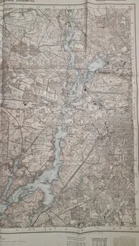 Originalt kort over Truppenübungsplatz Döberitz