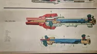 Undervisnings planche, let maskingevær M/62