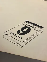 Originalt hæfte - Sønderjylland 9.april 1940