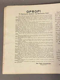Originalt hæfte - Sønderjylland 9.april 1940
