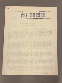 Originalt illegalt blad - ww2