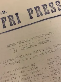 Originalt illegalt blad - ww2