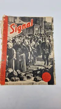Samling originale ww2 signalblade