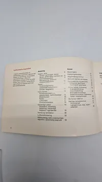 Original Mercedes instruktions bog