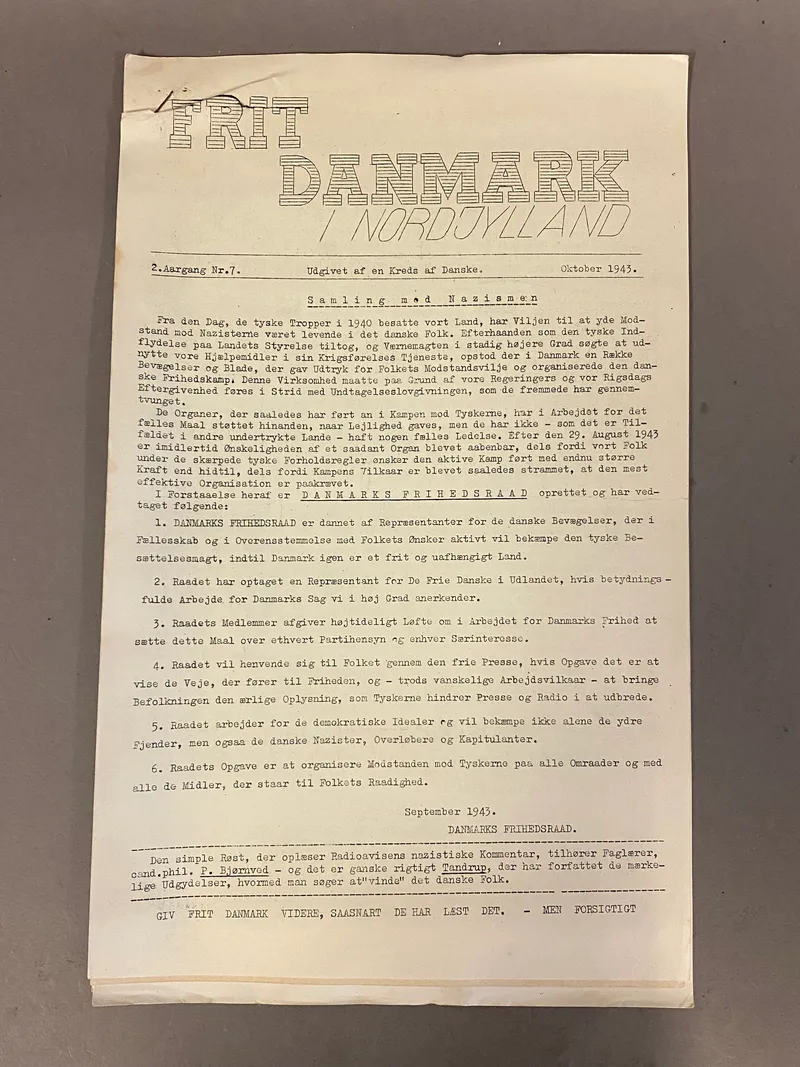 Originalt illegalt blad - ww2