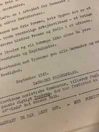 Originalt illegalt blad - ww2