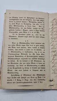 Original “Skudsmaalsbog for Mandfolk" fra 1838. En skudsmålsbog var en obligatorisk kontrolbog for tjenestefolk (også kaldet tyende) i Danmark fra 1833 til 1921.