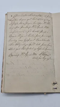 Original “Skudsmaalsbog for Mandfolk" fra 1838. En skudsmålsbog var en obligatorisk kontrolbog for tjenestefolk (også kaldet tyende) i Danmark fra 1833 til 1921.