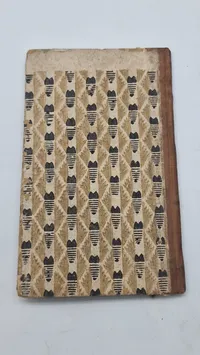 Original “Skudsmaalsbog for Mandfolk" fra 1838. En skudsmålsbog var en obligatorisk kontrolbog for tjenestefolk (også kaldet tyende) i Danmark fra 1833 til 1921.