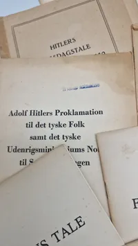 Stor samling originale taler af Adolf Hitler