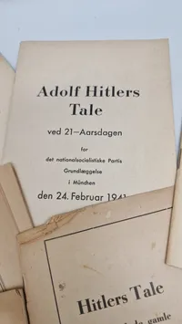 Stor samling originale taler af Adolf Hitler