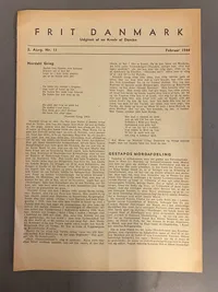 Originalt illegalt blad - ww2