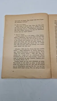 Samling originale Adolf Hitler hæfter mm.
