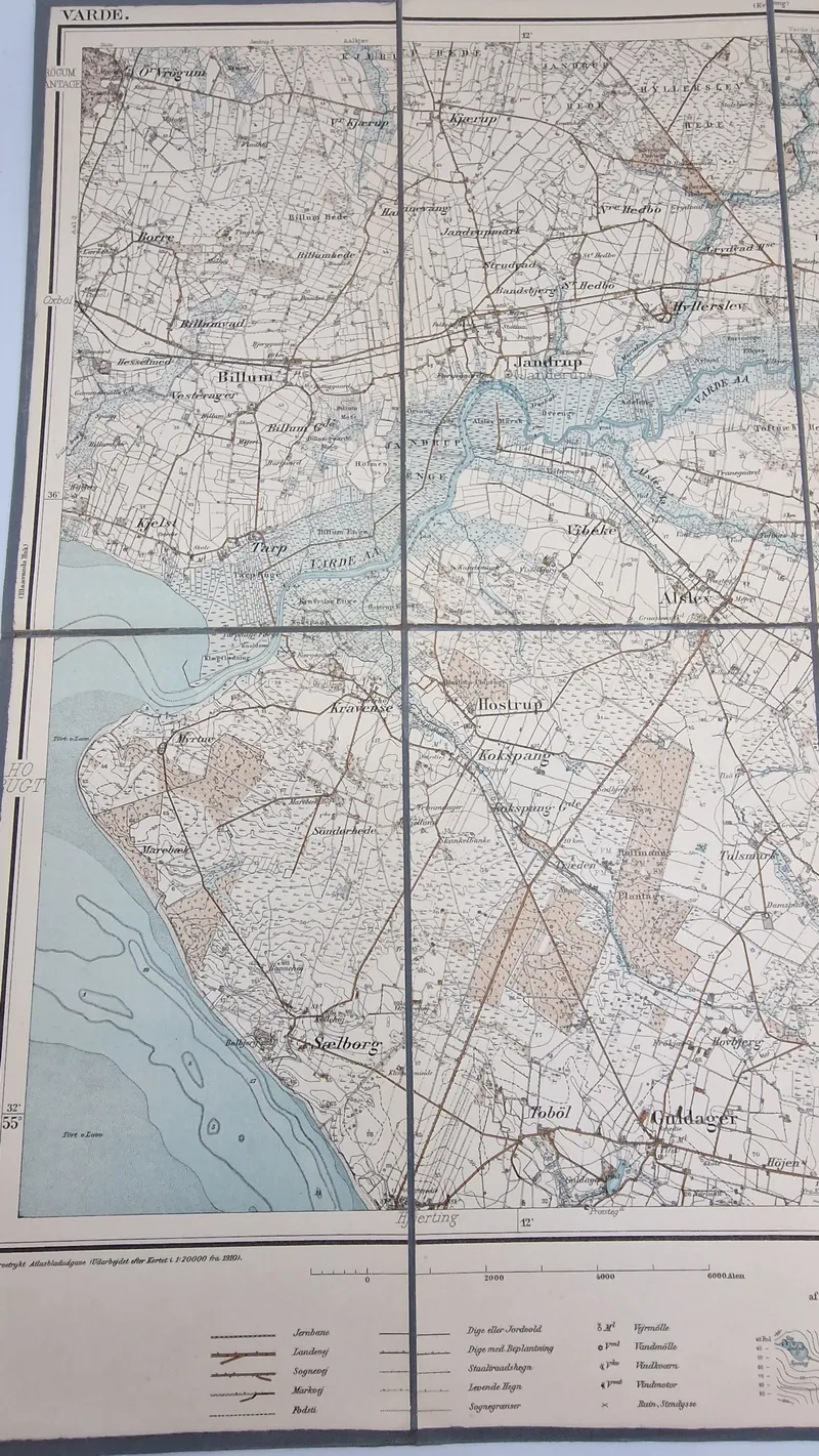 Originalt førkrigs hærkort