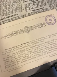 Originalt tysk lot med bl.a. tysk ww1 mindebånd