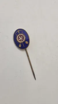 Sjælden original pin fra den danske landsarbejdstjeneste (D.N.S.A.P)