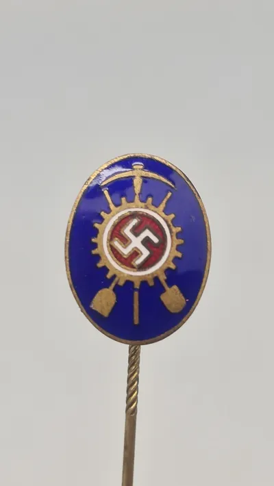 Sjælden original pin fra den danske landsarbejdstjeneste (D.N.S.A.P)