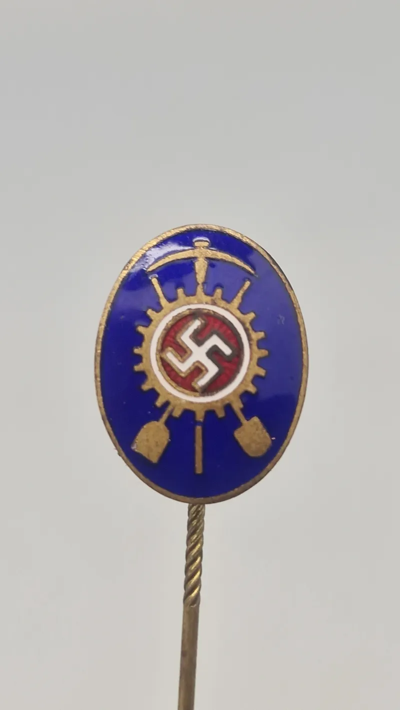Sjælden original pin fra den danske landsarbejdstjeneste (D.N.S.A.P)
