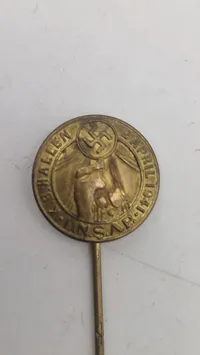 Sjælden original nål fra D.N.S.A.P møde i KB hallen 1941