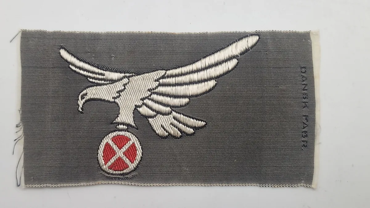 Ekstremt sjælden original N.S.U svæveflyver patch WW2 - kendes i få eks.