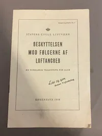 Original pjece fra 1938 - luftangreb