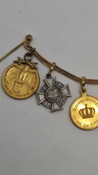 Original tysk ww1 miniture ordenskæde
