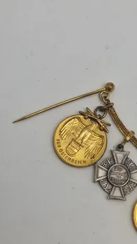 Original tysk ww1 miniture ordenskæde