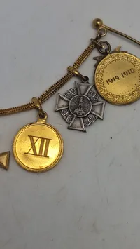 Original tysk ww1 miniture ordenskæde