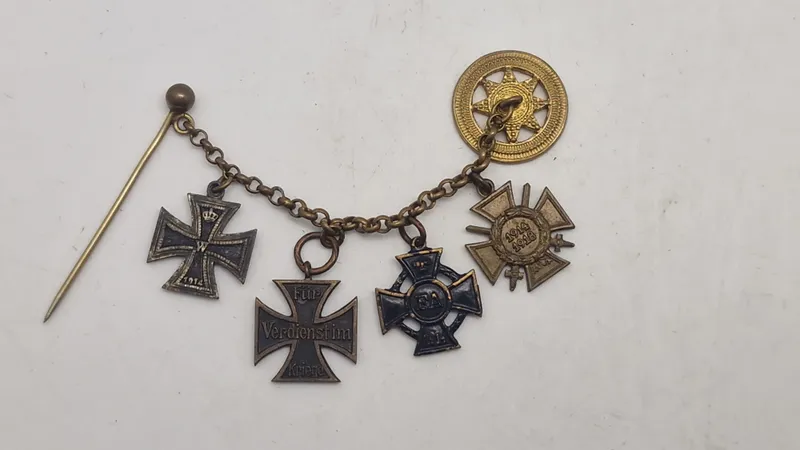 Original tysk ww1 miniture ordenskæde