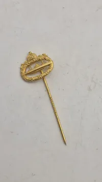 Original tysk ww1 miniature ubåds nål