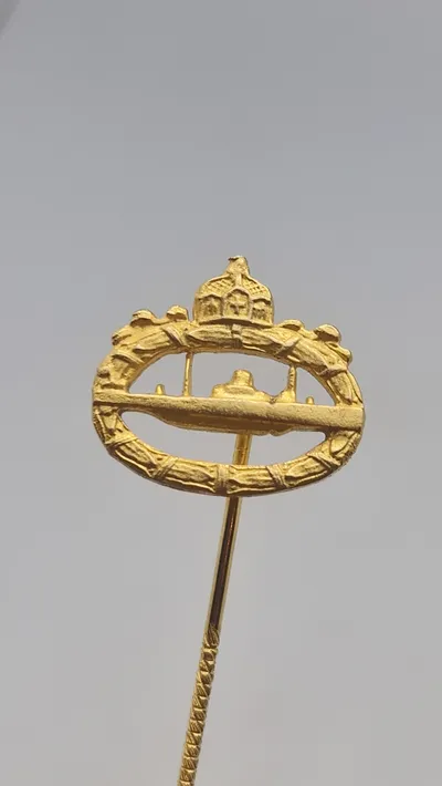 Original tysk ww1 miniature ubåds nål