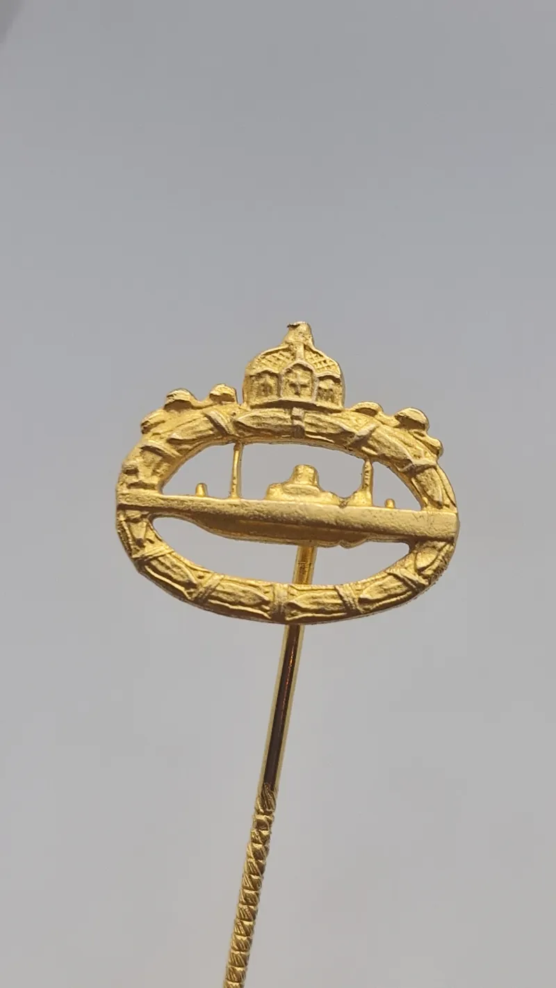Original tysk ww1 miniature ubåds nål