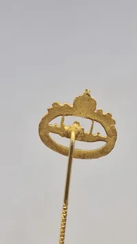 Original tysk ww1 miniature ubåds nål