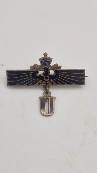 Originalt tysk ww1 Ubåds  vedhæng