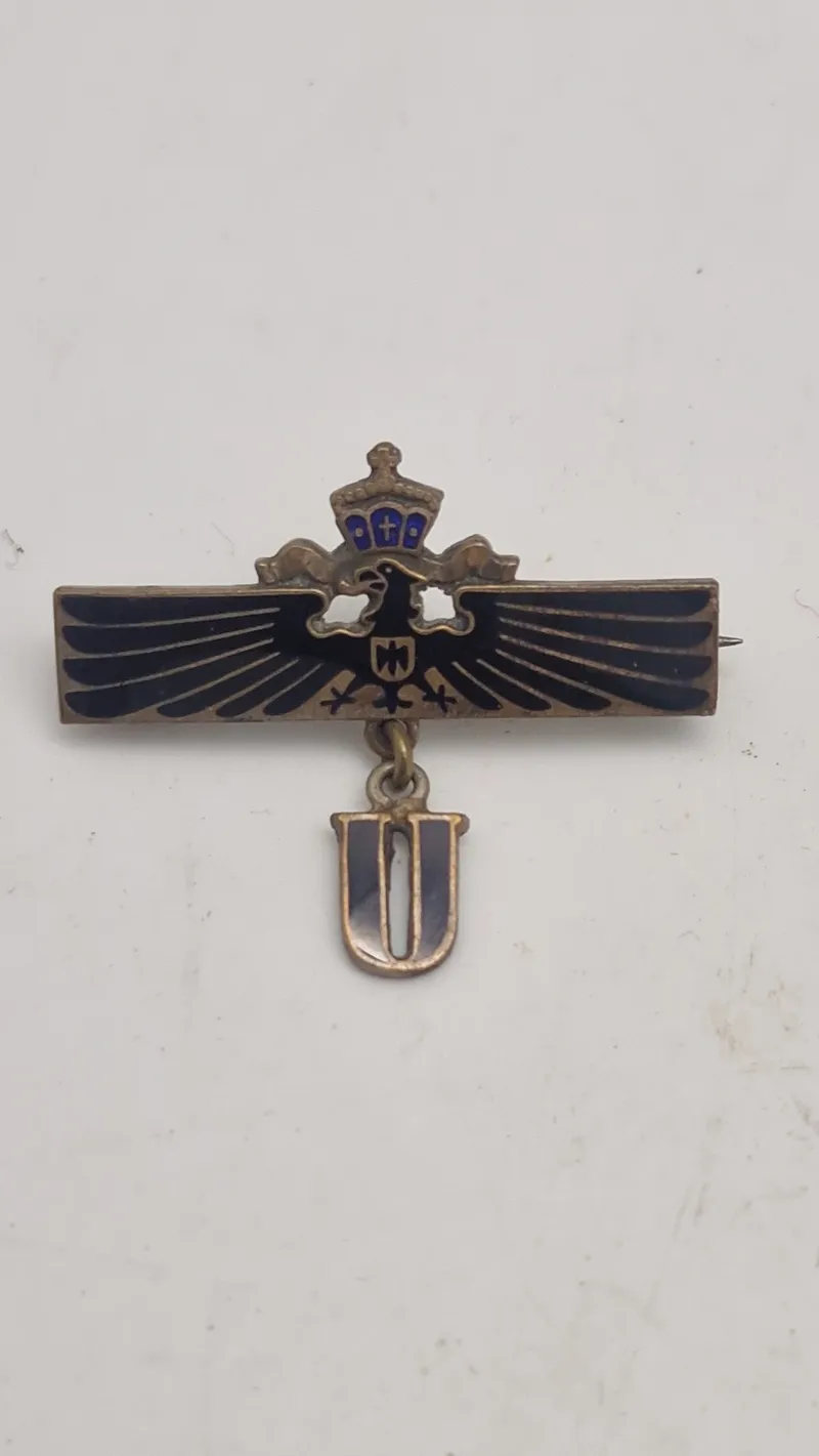Originalt tysk ww1 Ubåds  vedhæng