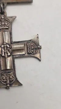 Sjældent originalt Military Cross   WW1 i æske