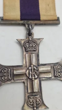 Sjældent originalt Military Cross   WW1 i æske