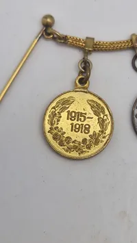 Original tysk ww1 miniture ordenskæde